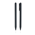 Stylo en plastique unicolore avec encre bleue style gel couleur noir vue 11
