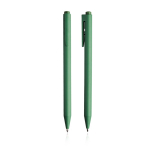 Stylo en plastique unicolore avec encre bleue style gel couleur vert forêt