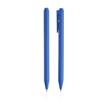 Stylo en plastique unicolore avec encre bleue style gel couleur bleu roi