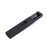 Stylo de luxe en métal coloré mat avec étui encre bleue couleur noir