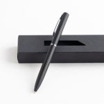 Stylo de luxe en métal coloré mat avec étui encre bleue vue plusieurs couleurs