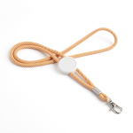Lanyard tubulaire moderne en polyester avec mousqueton 3 cm vue d'ambiance