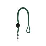 Cordon tubulaire réglable avec sécurité pour le cou couleur vert