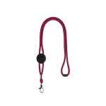 Cordon tubulaire réglable avec sécurité pour le cou couleur rose