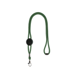Cordon tubulaire réglable avec sécurité pour le cou couleur vert clair