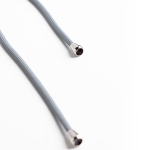 Cordon en RPET pour téléphone portable avec pièce réglable couleur gris clair