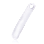 Chausse-pied en plastique large avec trou pour suspendre couleur transparent