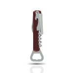 Tire-bouchon personnalisé avec décapsuleur couleur bordeaux