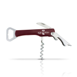 Tire-bouchon personnalisé avec décapsuleur couleur bordeaux