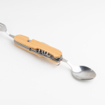 Set personnalisé de couverts pliants en métal à 5 fonctions Camping