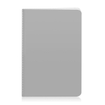 Carnet sérigraphié aux couleurs vives A5 avec pages lisses University couleur argenté