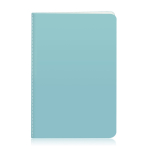 Carnet sérigraphié aux couleurs vives A5 avec pages lisses University couleur bleu ciel