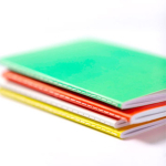 Carnet sérigraphié aux couleurs vives A5 avec pages lisses University