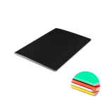 Carnet en carton coloré avec dos cousu A6 feuilles lisses couleur noir
