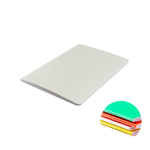 Carnet en carton coloré avec dos cousu A6 feuilles lisses couleur blanc