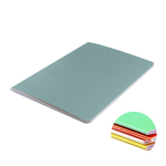Carnet en carton coloré avec dos cousu A6 feuilles lisses couleur bleu ciel