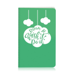 Carnet en carton coloré avec dos cousu A6 feuilles lisses