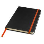 Carnet en cuir synthétique avec couverture A5 pages lisses couleur rouge