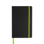 Carnet en cuir synthétique avec couverture A5 pages lisses couleur vert clair