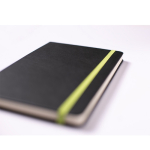 Carnet en cuir synthétique avec couverture A5 pages lisses couleur vert clair