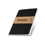Carnet durable fabriqué en papier de pierre A5 pages lisses couleur noir