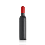 Tire-bouchon en plastique en forme de bouteille avec aimant intégré couleur noir vue 11