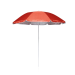 Parasol de plage en polyester 170T avec protection UV Ø180 couleur rouge vue 2