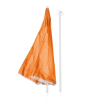 Parasol de plage en polyester 170T avec protection UV Ø180 couleur orange Vue 1