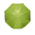 Parasol de plage en polyester 170T avec protection UV Ø180 couleur vert clair