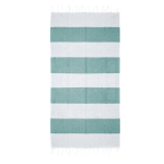 Serviette de plage en coton et polyester 90x180cm de 180 g/m² couleur vert foncé