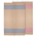 Serviette de plage en coton 100x180cm légère 220 g/m² vue plusieurs couleurs