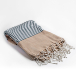 Serviette de plage en coton 100x180cm légère 220 g/m²