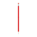 Crayon dans différentes couleurs avec détail argenté et gomme couleur rouge