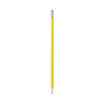 Crayon dans différentes couleurs avec détail argenté et gomme couleur jaune
