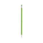 Crayon dans différentes couleurs avec détail argenté et gomme couleur vert clair