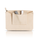Petit sac en coton avec grand espace et poche intérieure 310 g/m² couleur beige