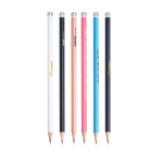 Crayon ergonomique en forme triangulaire dans plusieurs couleurs vue plusieurs couleurs
