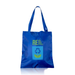 Sac pliable en RPET idéal pour transporter partout 50 g/m² couleur bleu roi