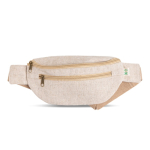 Banane en chanvre et coton avec plusieurs poches 160 g/m² couleur beige
