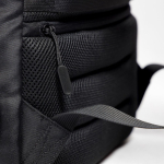 Sac à dos PC antivol en polyester et bandes réfléchissantes 15,6'' couleur noir