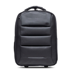 Sac à dos de voyage style trolley de qualité design exclusif 17” couleur noir vue avec impression
