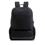 Sac à dos ordinateur avec poche isotherme et câble de charge 15,6” couleur noir vue 11