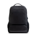 Sac à dos ordinateur avec poche isotherme et câble de charge 15,6” couleur noir