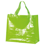 Sac de courses en nylon brillant et résistant 120 g/m² couleur vert clair