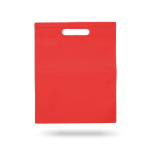 Sac en non-tissé disponible en plusieurs couleurs avec poignée 80 g/m² couleur rouge