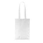 Sac en non-tissé avec longues poignées idéal pour les courses 70 g/m² couleur blanc