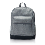 Sac à dos en polyester avec base colorée pour ordinateur 13” couleur noir vue 11