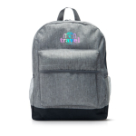 Sac à dos en polyester avec base colorée pour ordinateur 13” Vue 1
