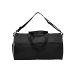 Sac de sport en polyester 600D avec poche pour chaussures couleur noir vue 11