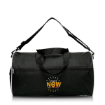 Sac de sport en polyester 600D avec poche pour chaussures couleur noir